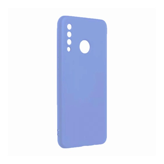 Silicone Case with Camera Shield For Huawei P30 Lite Purple